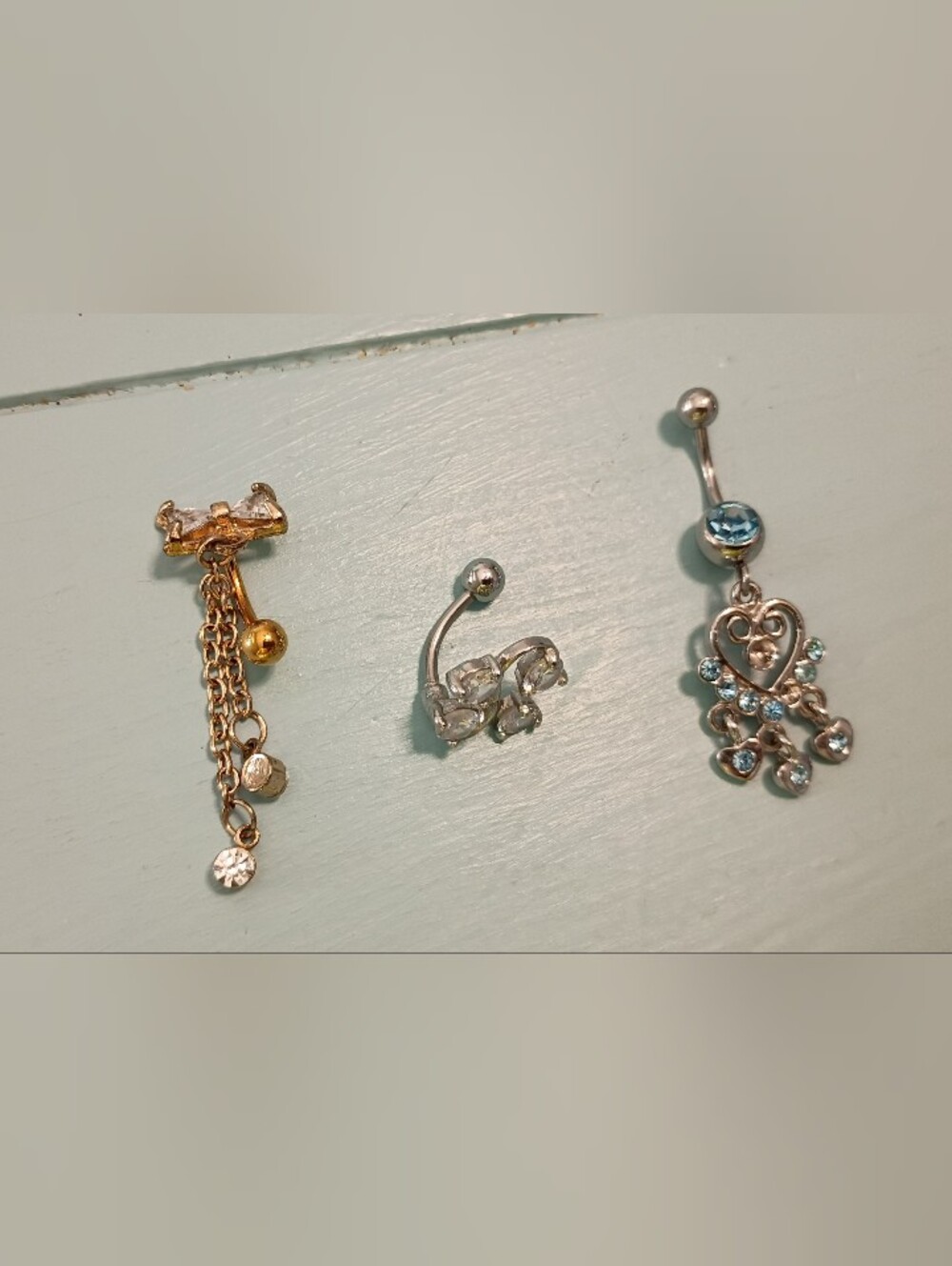 Set Of 3 Belly Rings - Picture 9 of 9
